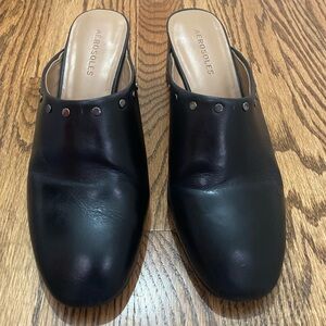Aerosoles Black Studded Mules